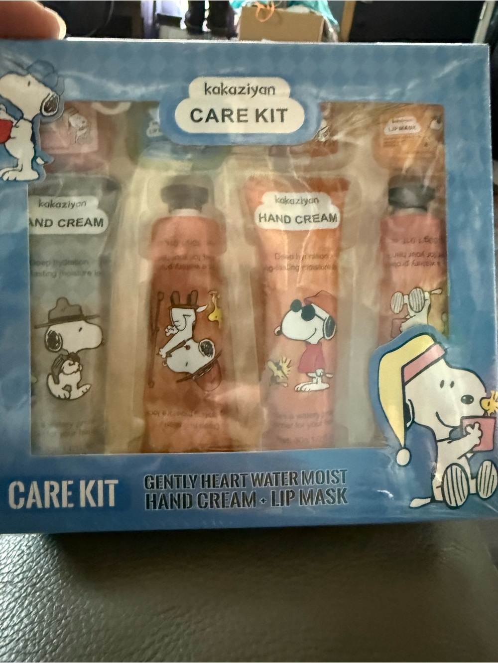 Snoopy Care Kit - Pink & Orange Hand Cream Set with Lip Mask - Picture 3 of 3